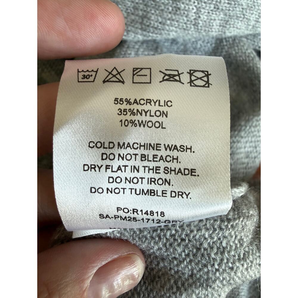 NWT Peppermayo Romeo Bardot Knit Top Grey Size Medium - Picture 6 of 7